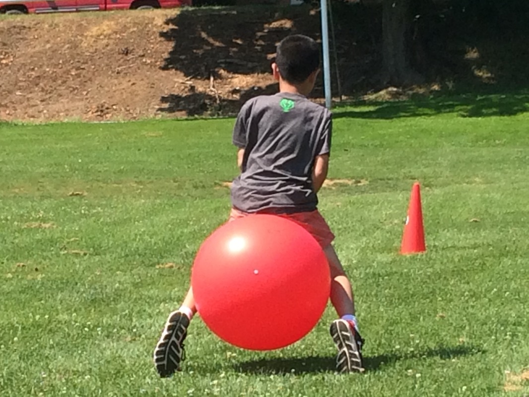 Core, balance and teamwork, in a fun way.